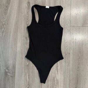 Wilfred Free Black Ribbed Tank Top Bodysuit Size XS Used in Excellent Condition!